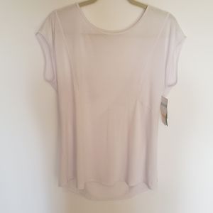 Zella womans top white size Large